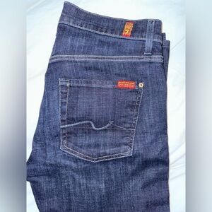 7 for all mankind Dark Blue Jeans. Brett bootcut size 30